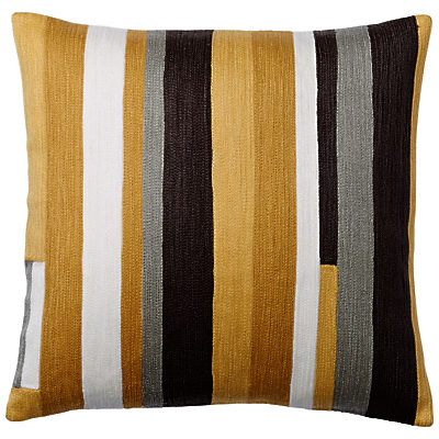west elm Crewel Modern Stripes Cushion Desert